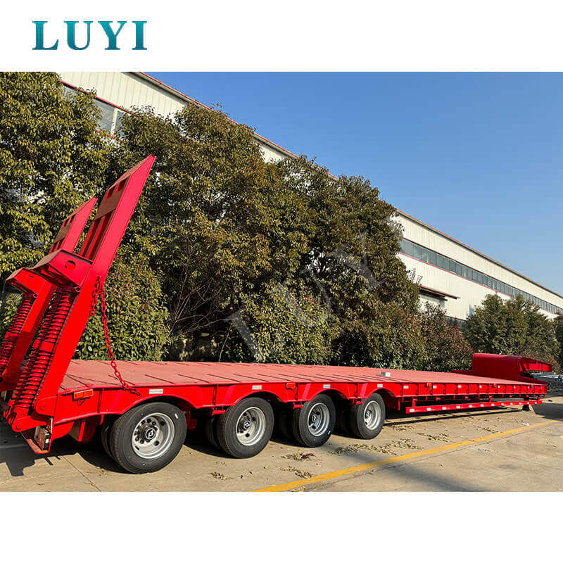 Lu Yi Factory toivottaa arvoisat vieraat Kamerunista tervetulleiksi! Neliakseliset matalapatjaiset puoliperävaunut Turvaa tilauksia ulkomaille