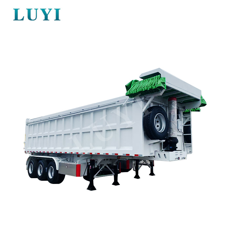 3-akselinen 100 tonnin takakippiinen puoliperävaunu