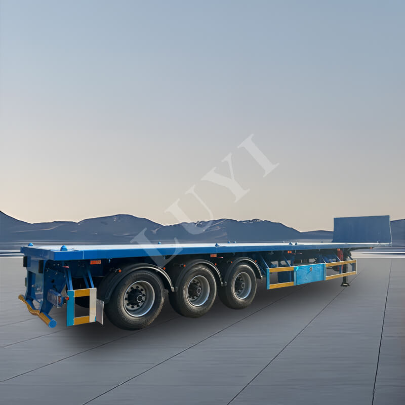 3-akselinen 40 tonnin lavapuoliperävaunu