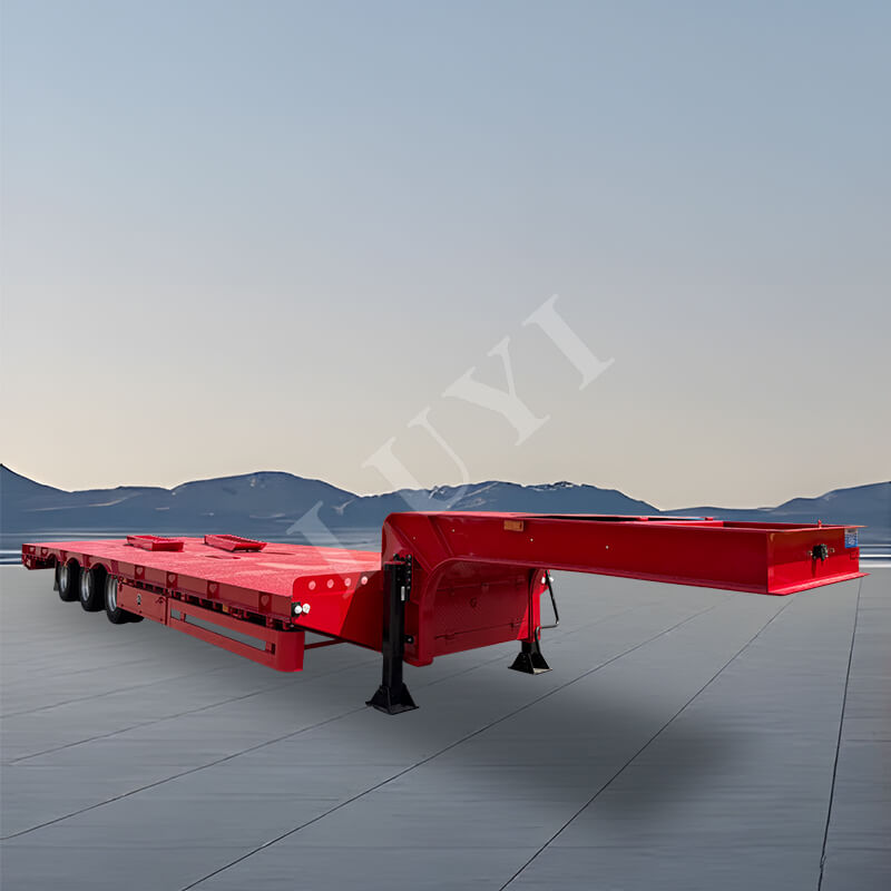 3-akselinen 80 tonnin matalarunkoinen puoliperävaunu