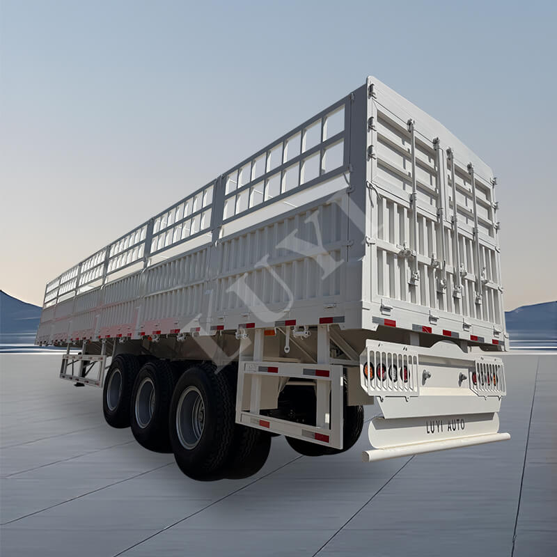 3-akselinen 80-100 tonnin hiiliteräksinen monitoiminen puoliperävaunu