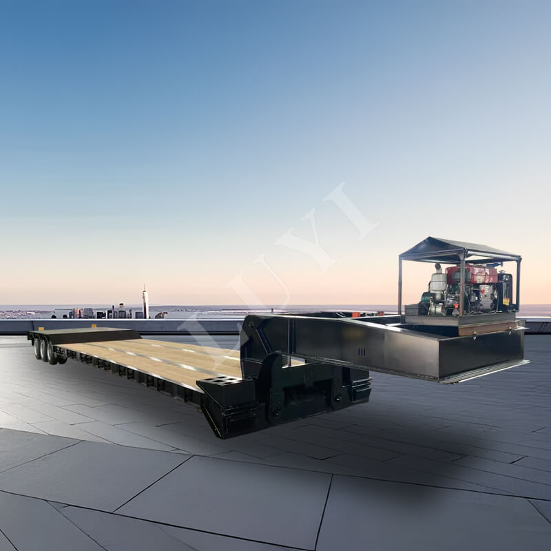 3-akselinen irrotettava hanhenkaulainen puoliperävaunu 3-akselinen irrotettava hanhenkaulainen puoliperävaunu