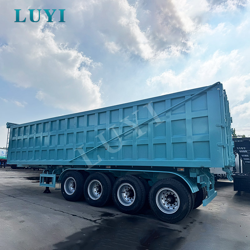 4-akselinen 80 tonnin takakippiperävaunu