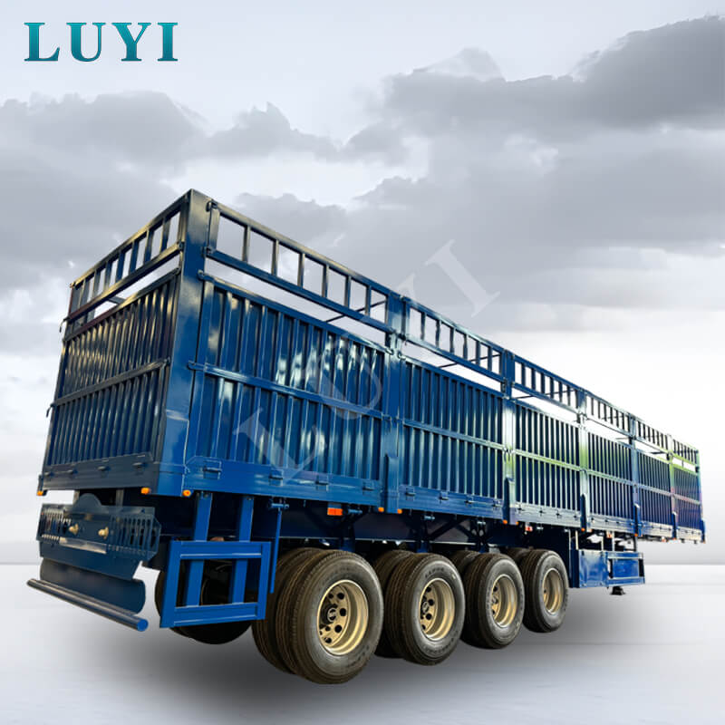 4-akselinen, sivulle kallistuva puoliperävaunu