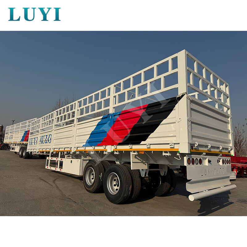 Myydään laadukas 30 tonnin 60 tonnin korkea aidan puoliperävaunu