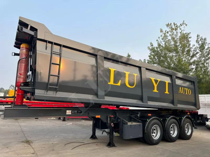 rear tipping semi trailer