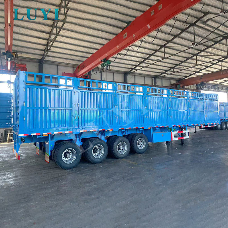 LUYI 3-akselinen sivuperävaunu: ammattilaisten valinta turvalliseen irtotavarakuljetukseen
