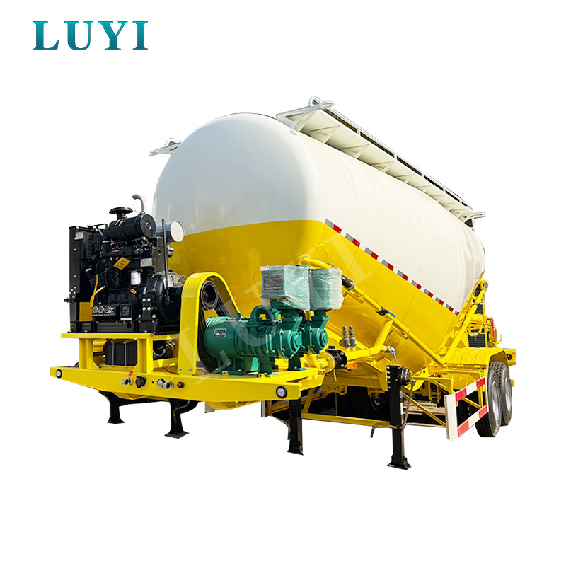 Myydään LUYI 3-akselinen Yellow Cement Mixer Puoliperävaunu Myydään LUYI 3-akselinen Yellow Cement Mixer Puoliperävaunu