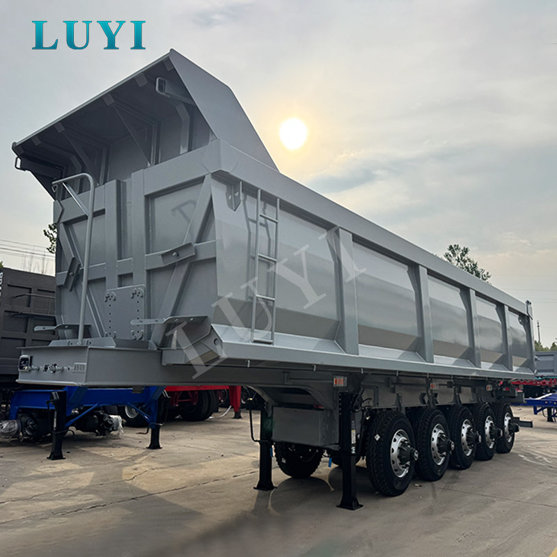 LUYI Grey Viisiakselinen takakippipuoliperävaunu